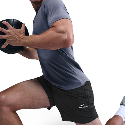 Nike Mens Pro Training 6" Shorts - Black/White