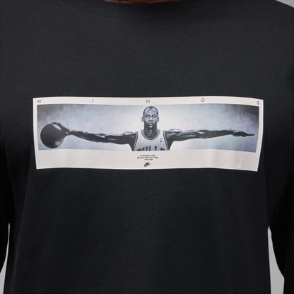 Air Jordan Mens Long Sleeve Crewneck - Black