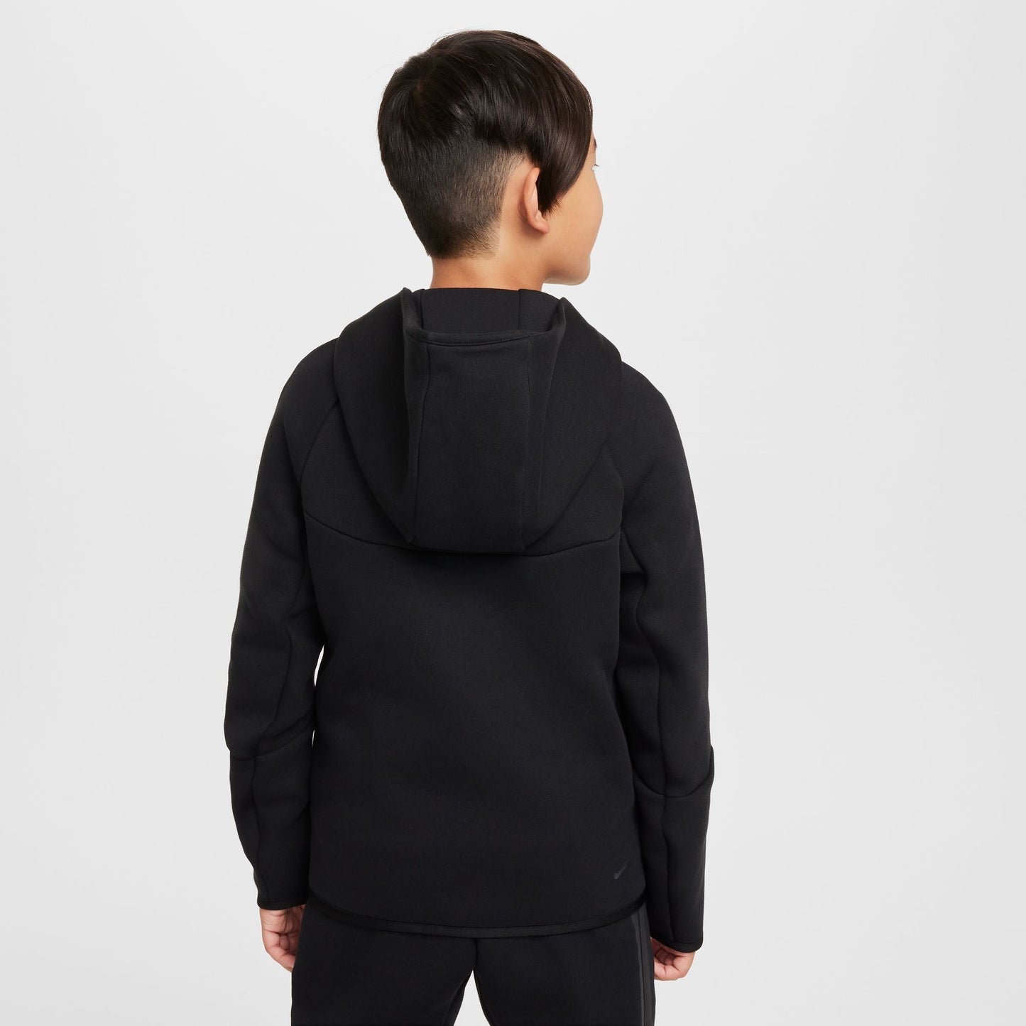Nike Big Kids Tech Fleece Hoodie - Black