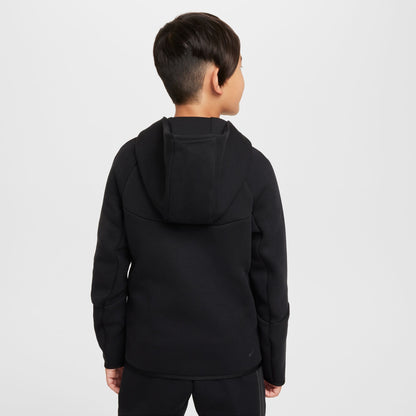 Nike Big Kids Tech Fleece Hoodie - Black
