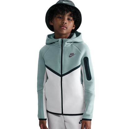 Nike Big Kids Sportswear Tech Fleece Hoodie - Dusty Sage
