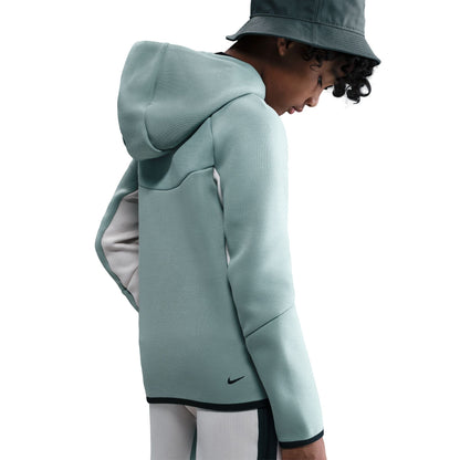 Nike Big Kids Sportswear Tech Fleece Hoodie - Dusty Sage