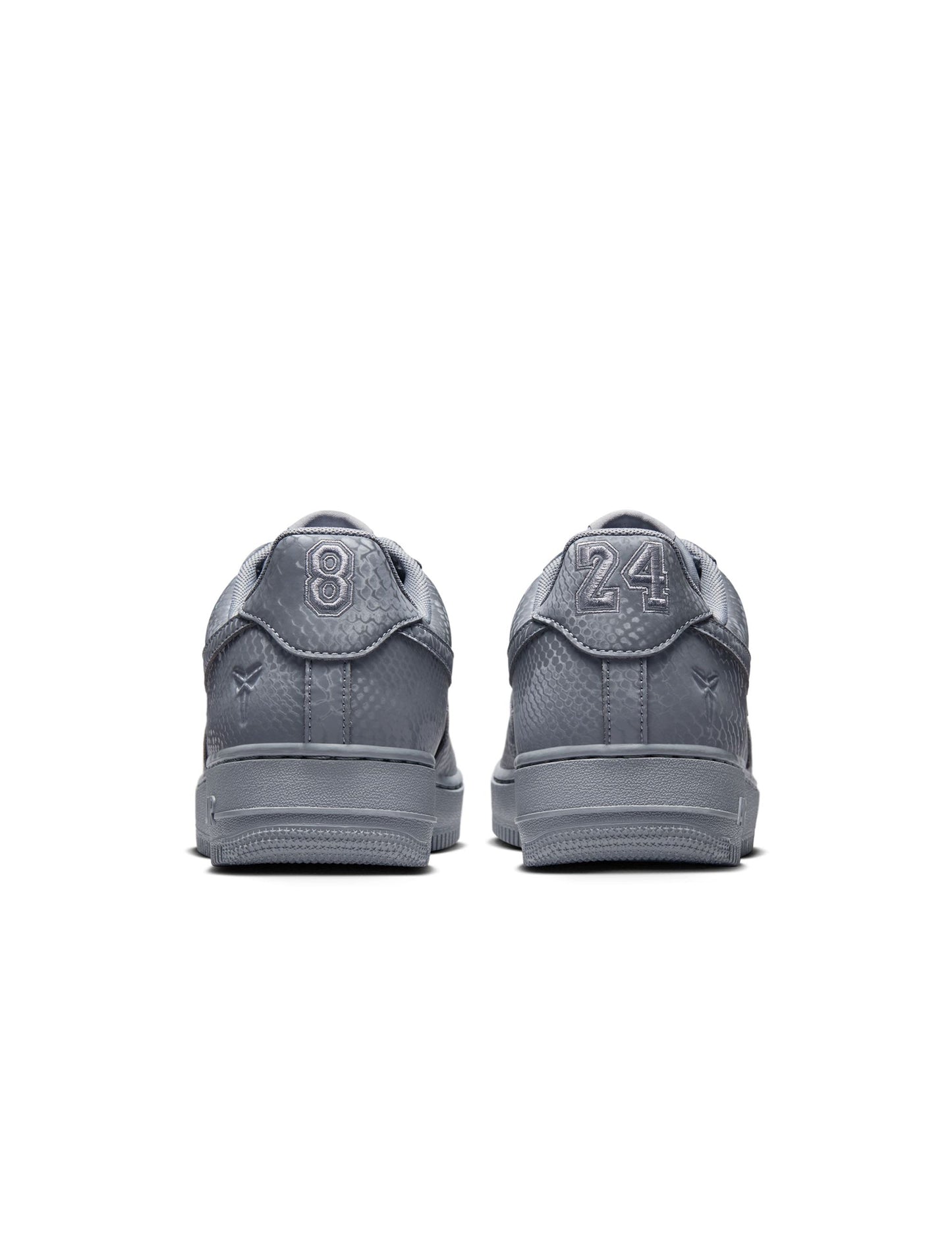 Nike Mens Kobe Air Force 1 Low - Wolf Grey
