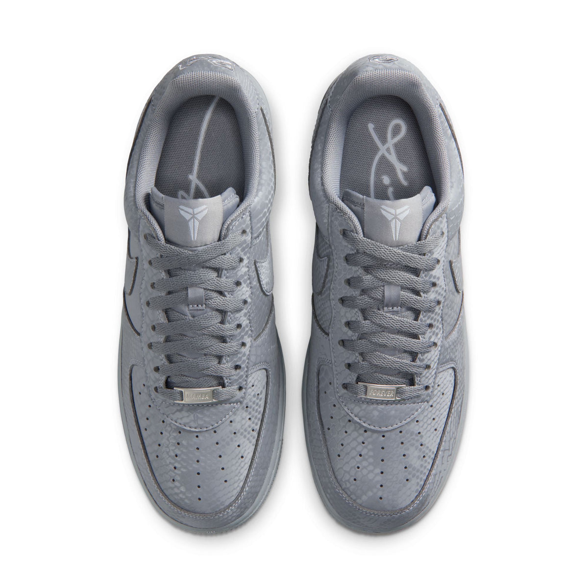 Nike Mens Kobe Air Force 1 Low - Wolf Grey