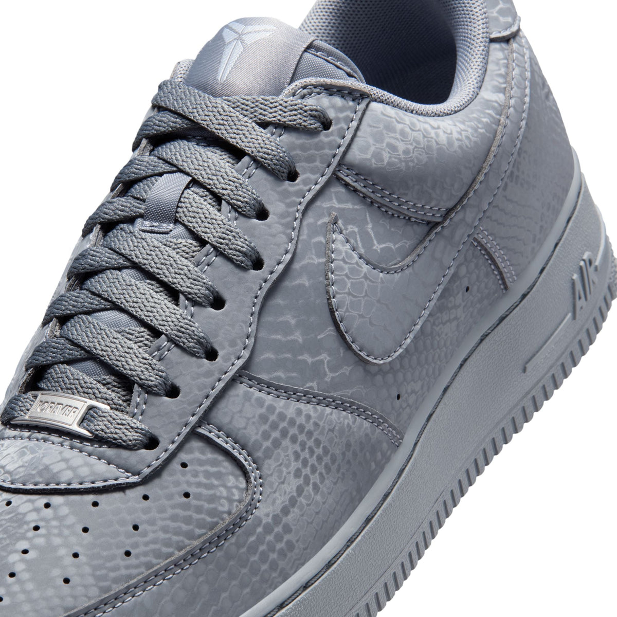 Nike Mens Kobe Air Force 1 Low - Wolf Grey