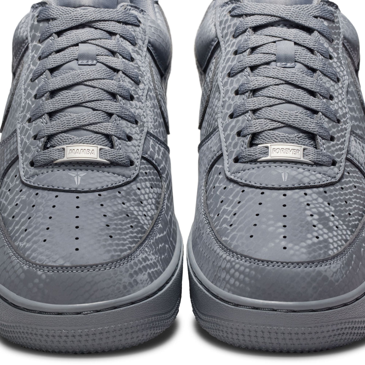 Nike Mens Kobe Air Force 1 Low - Wolf Grey