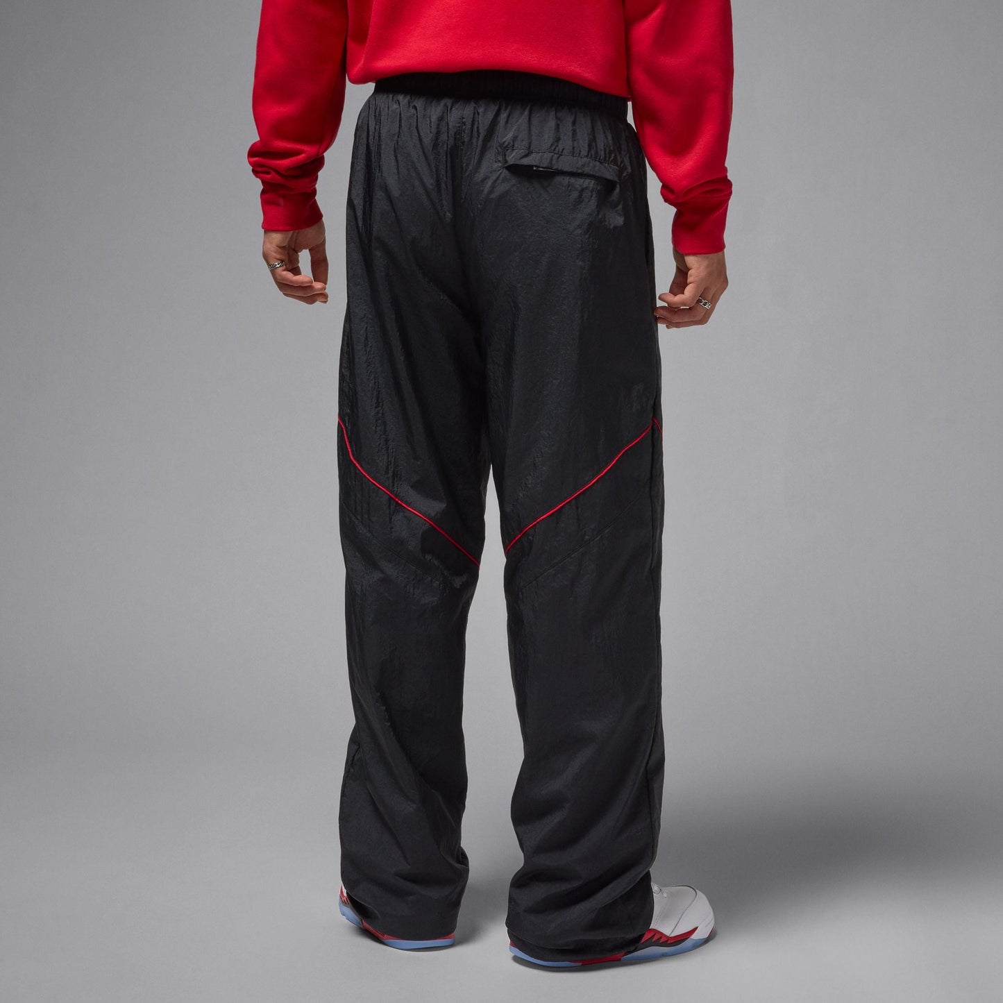 Air Jordan Mens Brooklyn Draft Pants - Black