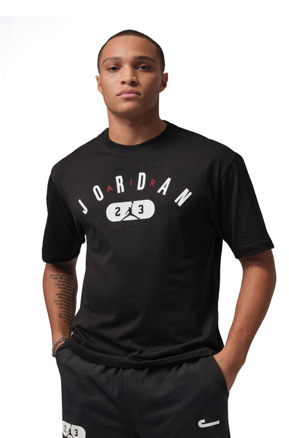 Air Jordan Mens Jordan Tee - Black/White