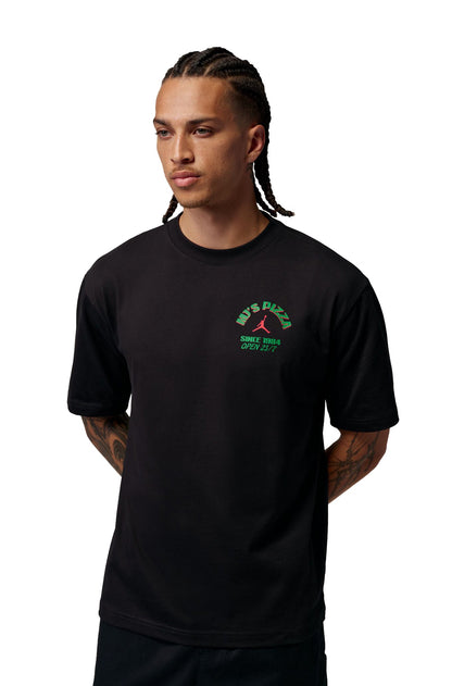 Air Jordan Mens Pizza Graphic Tee - Black