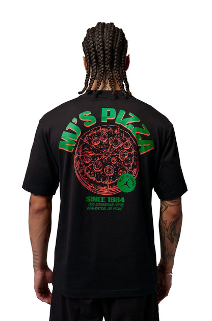 Air Jordan Mens Pizza Graphic Tee - Black