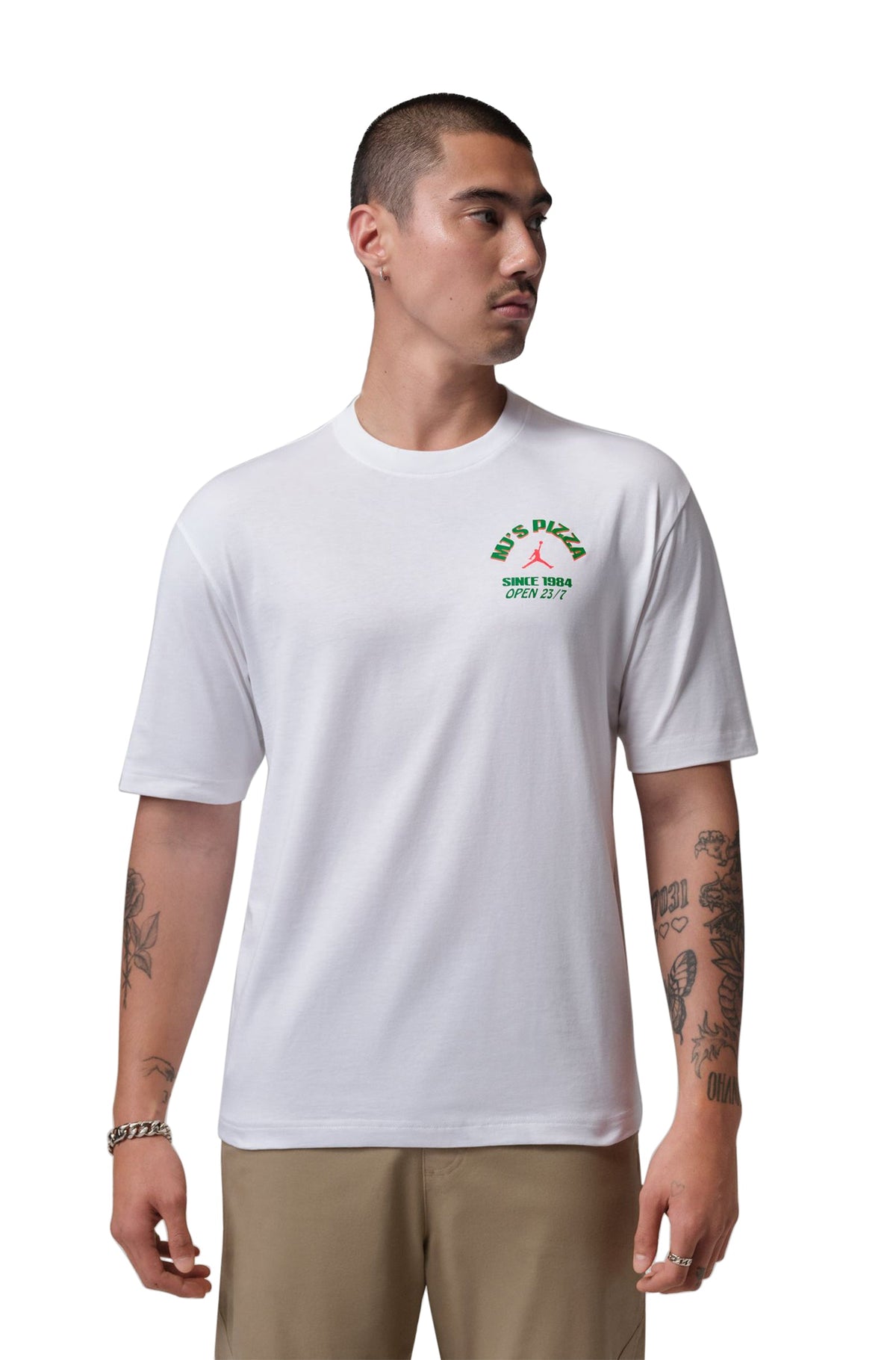 Air Jordan Mens Pizza Tee - White