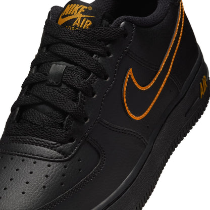 Nike Big Kids Air Force 1 - Black/Sundial