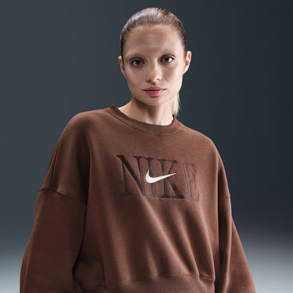 Nike Womens Sportswear Phoenix Fleece - Fauna Brown/Pale Ivory
