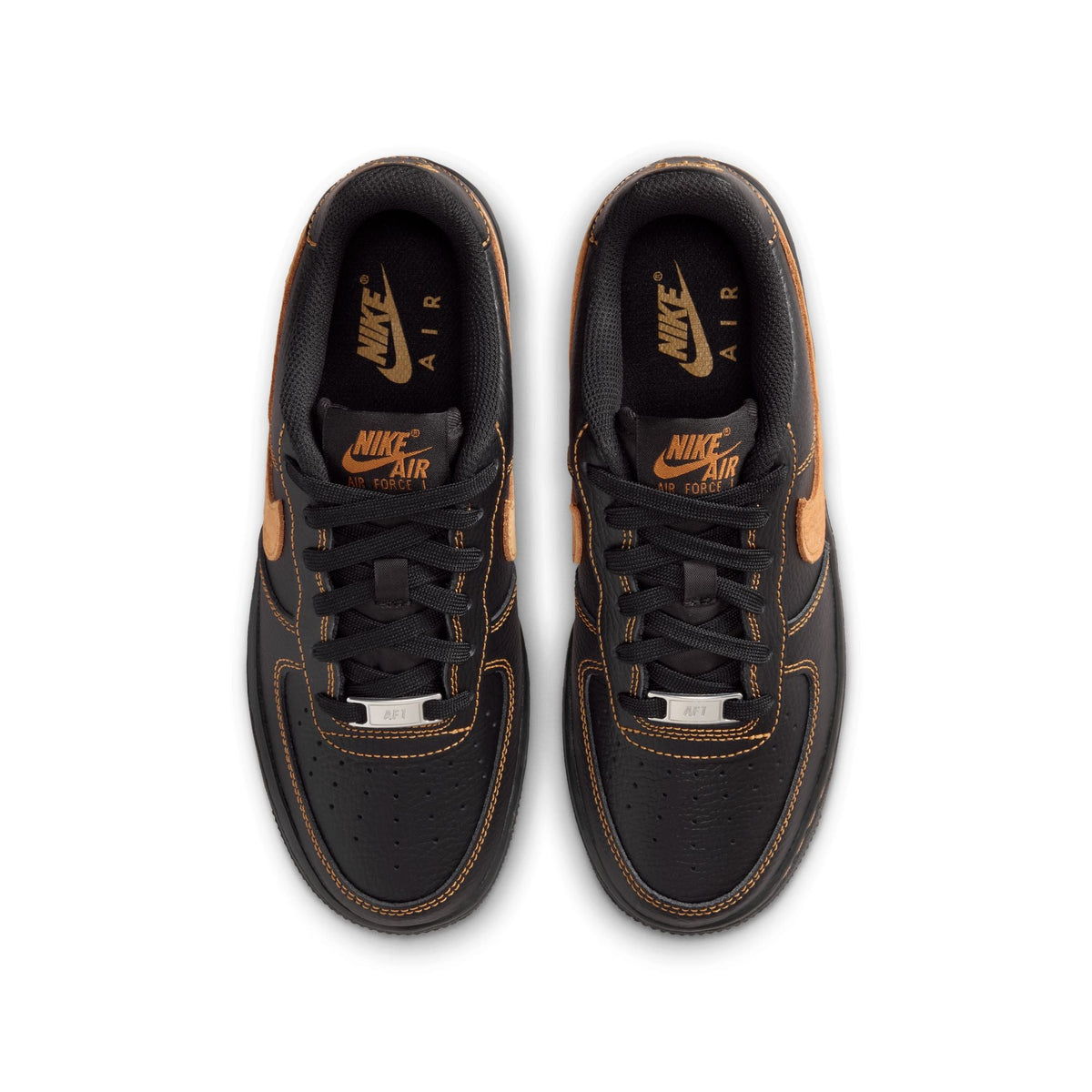 Nike Big Kids Air Force 1 Lv8 - Black/Desert Ochre