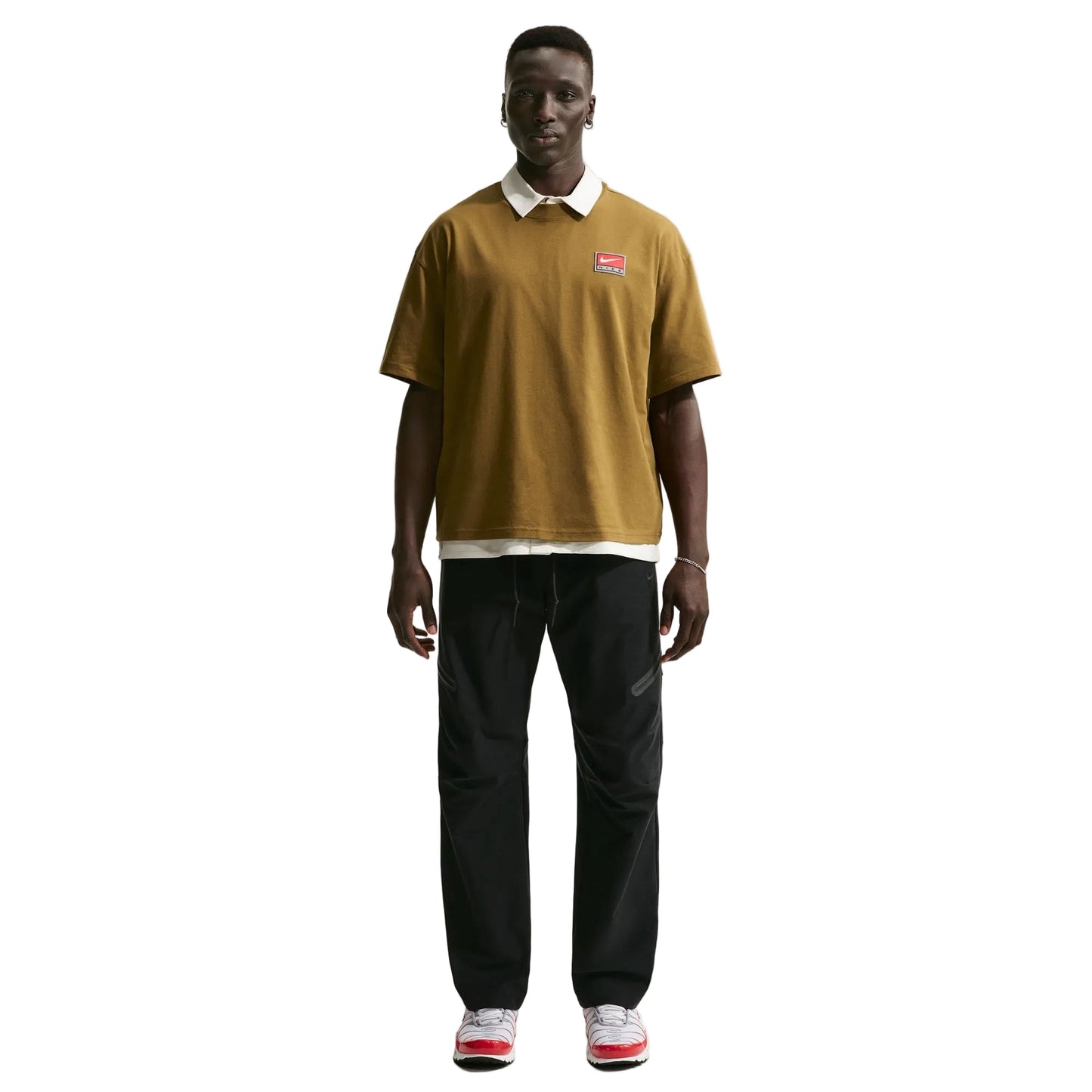 Nike Mens Life Tee - Olive Flak