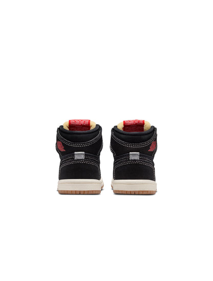Air Jordan (TD) 1 Retro High OG Flight Club - Black