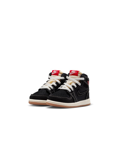 Air Jordan (TD) 1 Retro High OG Flight Club - Black