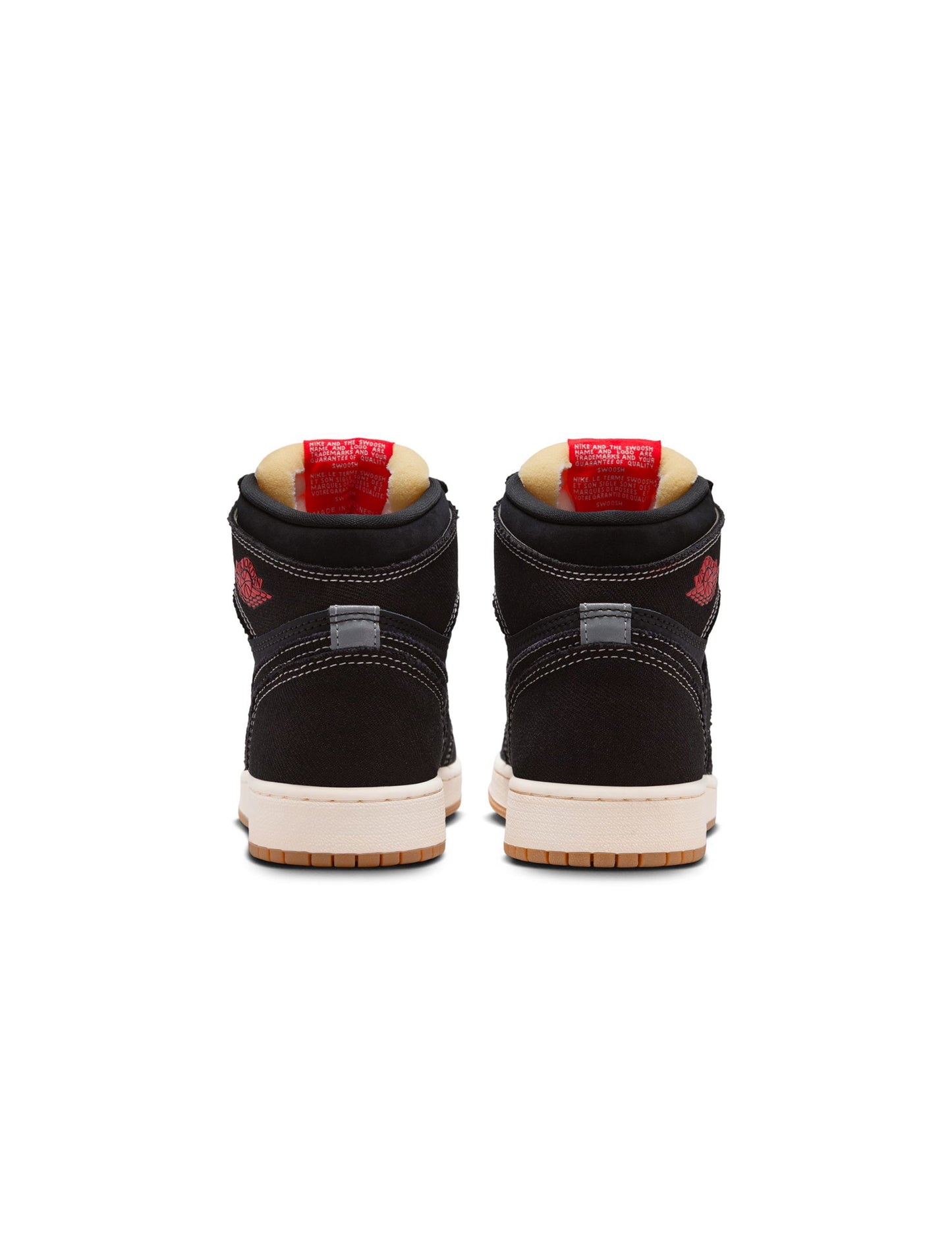 Air Jordan Big Kids 1 Retro High OG Flight Club - Black