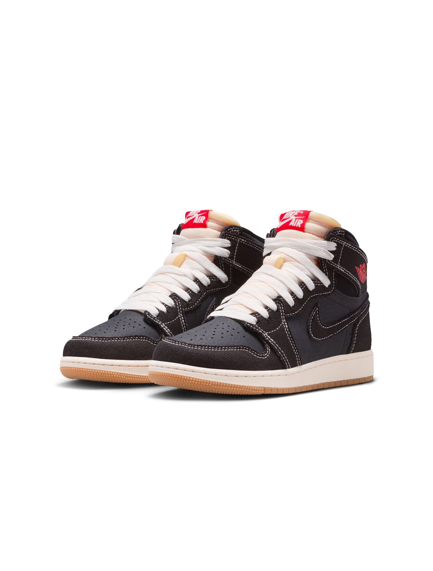 Air Jordan Big Kids 1 Retro High OG Flight Club - Black