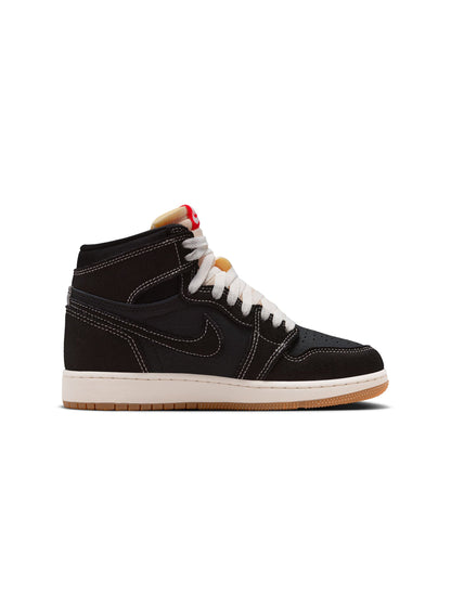 Air Jordan Big Kids 1 Retro High OG Flight Club - Black