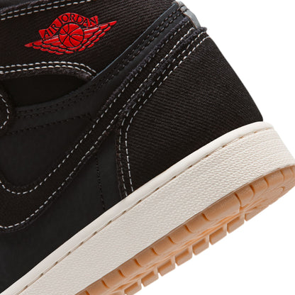 Air Jordan Big Kids 1 Retro High OG Flight Club - Black