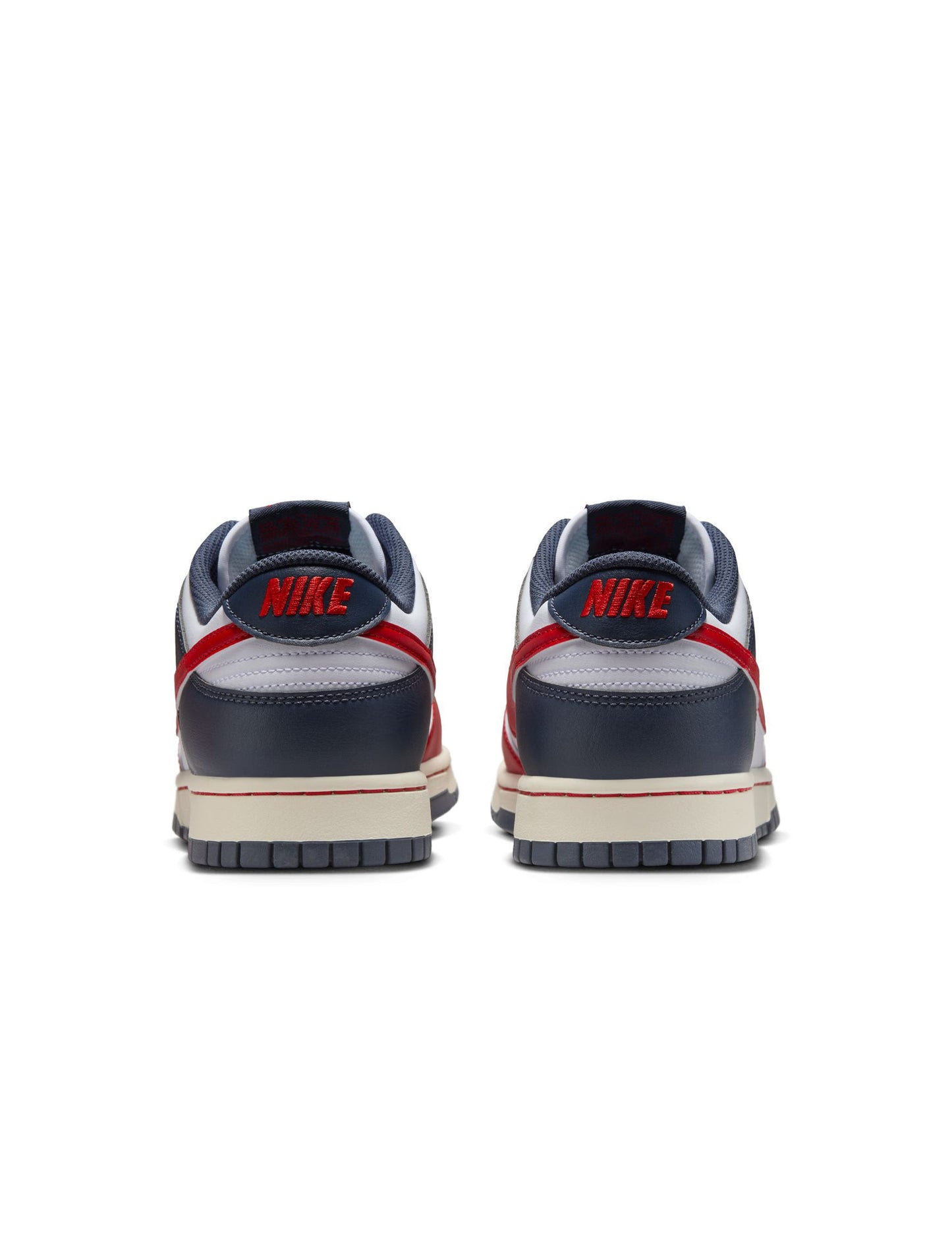 Nike Mens Dunk Low Retro  - White/University Red