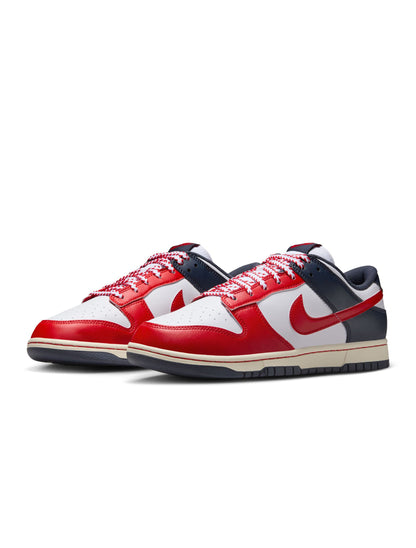 Nike Mens Dunk Low Retro  - White/University Red