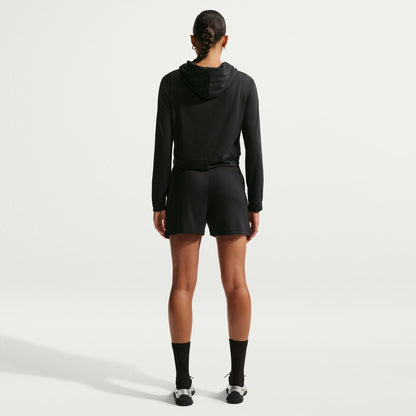 Nike Womens Sportswear Chill Knit Lightweight Hoodie - Black/Chalk