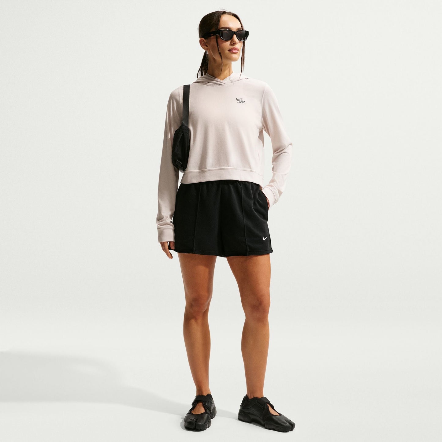 Nike Womens Sportswear Chill Knit Lightweight Hoodie - Light Orewood Brown