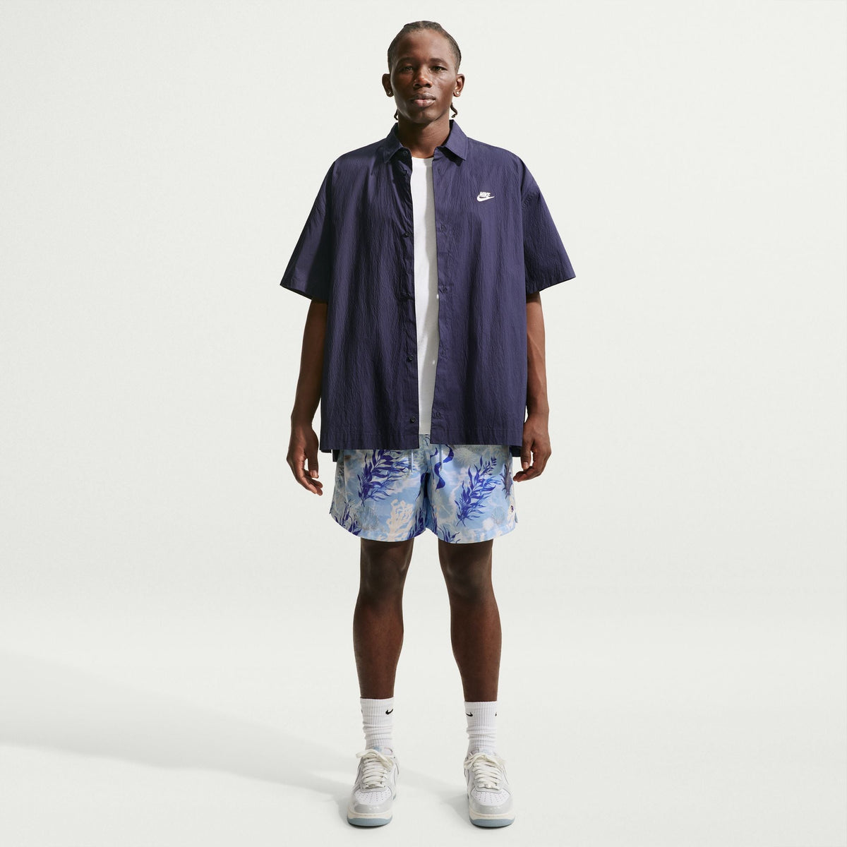 Nike Mens Club Flow Shorts - Celestine Blue