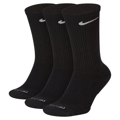 Nike 3-Pack Everyday Plus Cushioned Socks - Black
