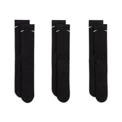 Nike 3-Pack Everyday Plus Cushioned Socks - Black