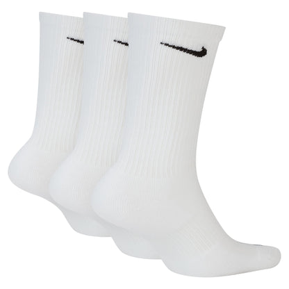 Nike Adult 3-Pack Everyday Plus Cushioned Socks - White