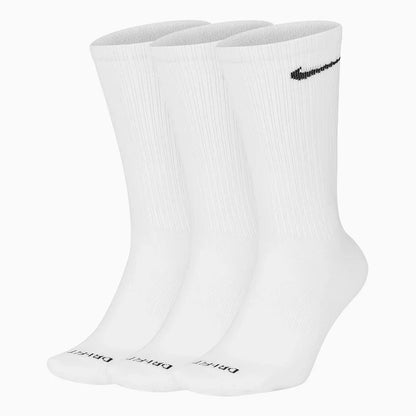 Nike 3-Pack Everyday Plus Lightweight Crew Socks - White