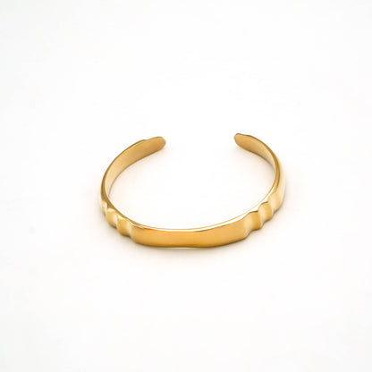 Signet-Style Brass Cuff Bracelet | Imara