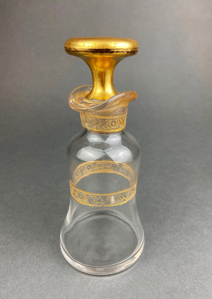 Antique Apothecary Perfume Bottles. Set of 2 Victorian Rose Water Bottles. Beautifully Detailed Collectible Bottles. Vintage Gifts.