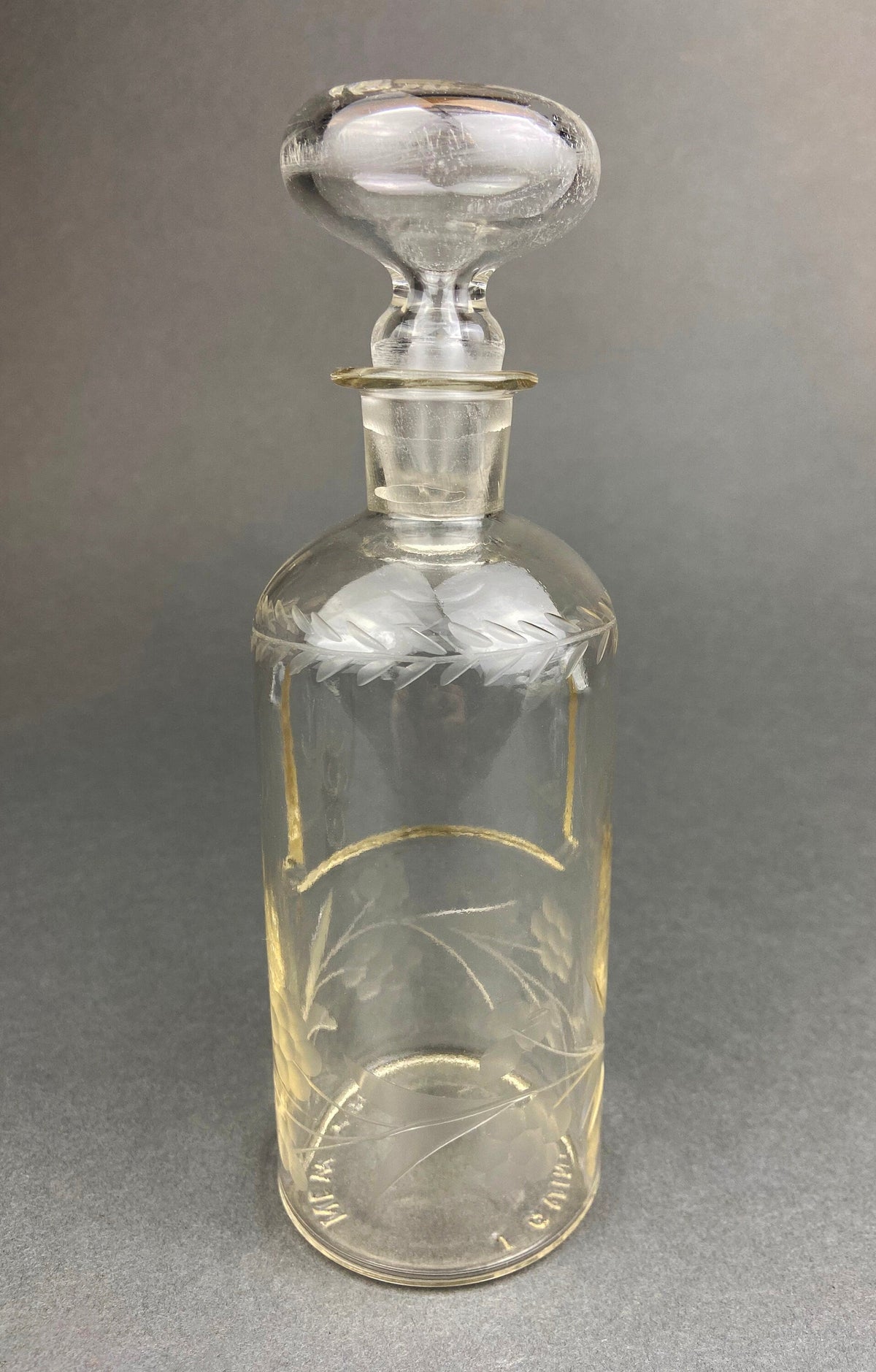 Antique Apothecary Perfume Bottles. Set of 2 Victorian Rose Water Bottles. Beautifully Detailed Collectible Bottles. Vintage Gifts.