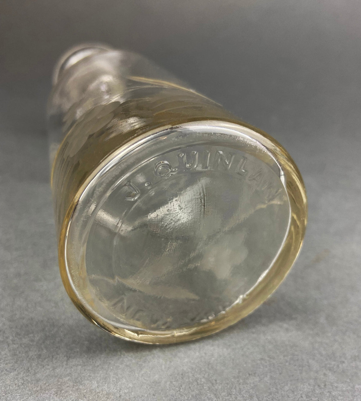Antique Apothecary Perfume Bottles. Set of 2 Victorian Rose Water Bottles. Beautifully Detailed Collectible Bottles. Vintage Gifts.