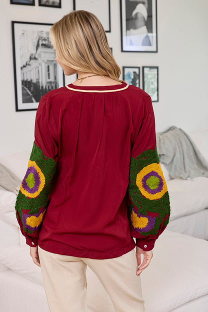 Ada Eve Embroidered Top
