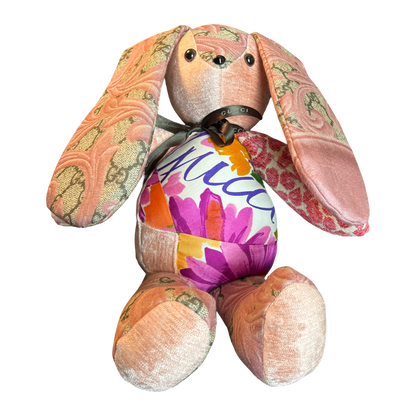 GG Logo Vintage Silk Scarf Clever Bunny