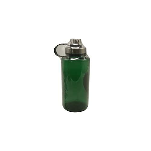 Ozark Trail 32oz Green BPA Free Plastic Water Bottle with Screw-on Lid, Campfire Design