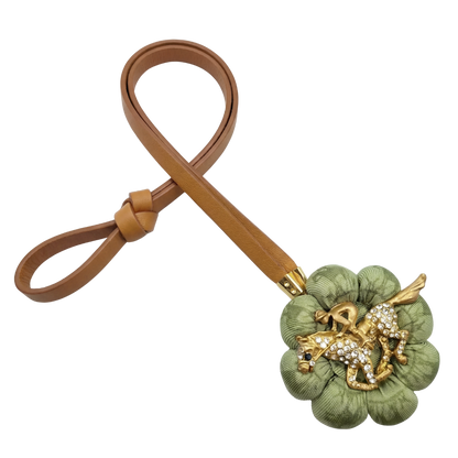 Jockey Silk Vintage Necktie Bag Charm