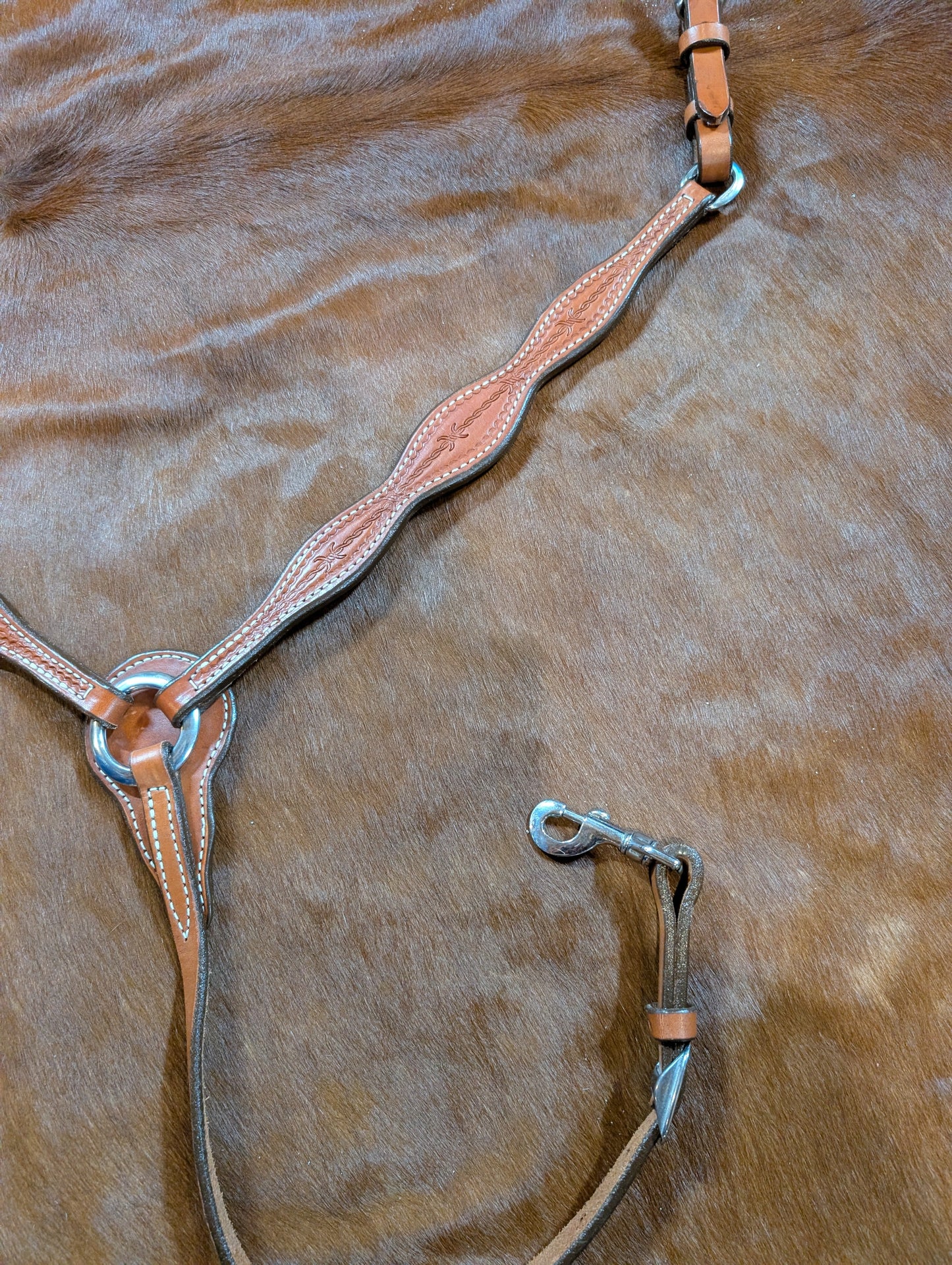 Leather 3 piece Breast Collar