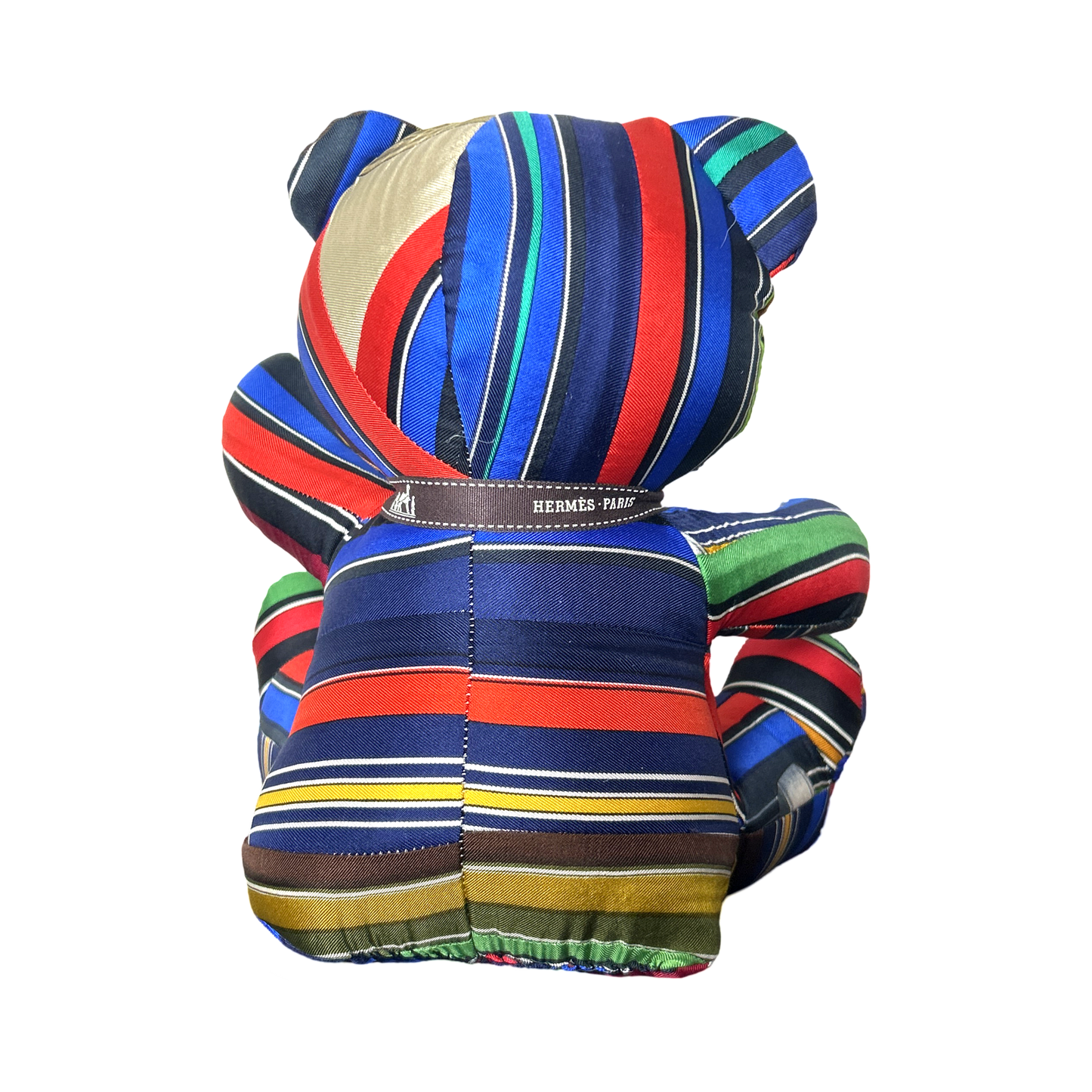 Couvertures et Tenues du Jour Vintage Silk Scarf Tender Teddy Bear