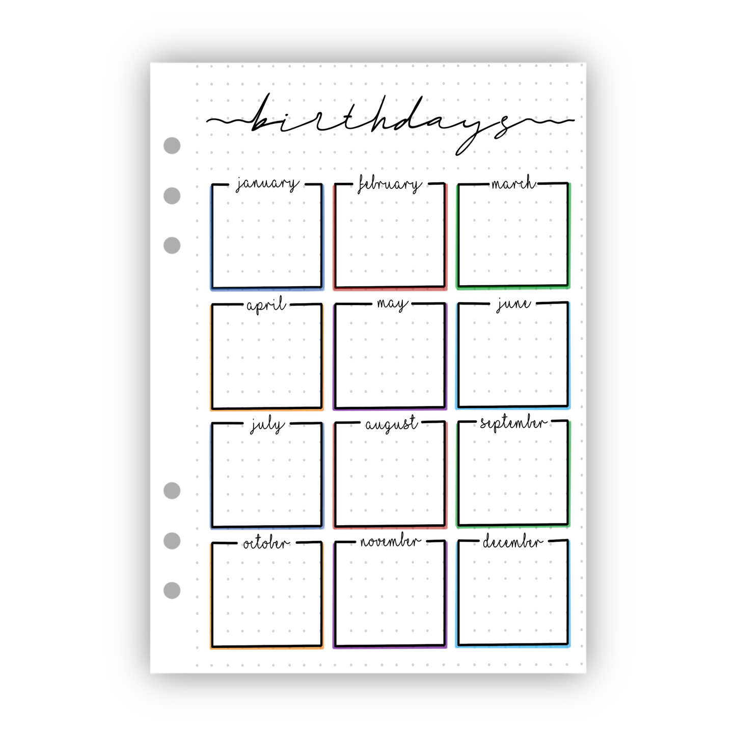 Birthday Tracker