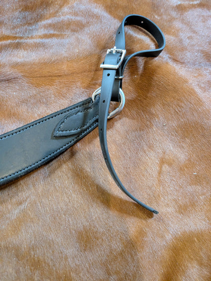 Genuine Leather Breast Collar – USA Made with Biothane Straps