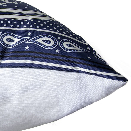 Brides de Gala Bandana Vintage Silk Scarf Pillow 22"
