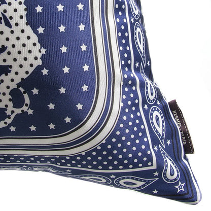 Brides de Gala Bandana Vintage Silk Scarf Pillow 22"