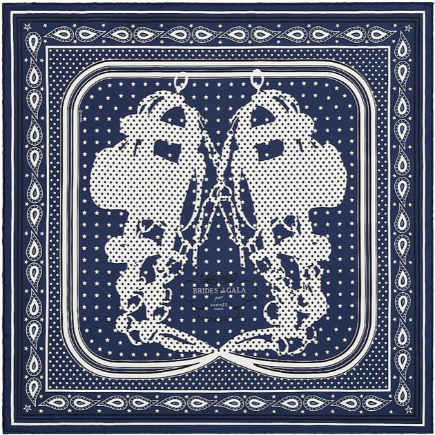 Brides de Gala Bandana Vintage Silk Scarf Pillow 22"