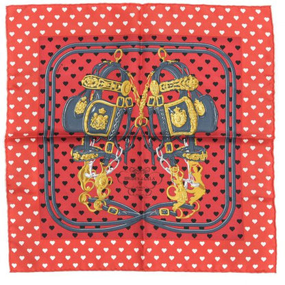 Brides de Gala Love Rouge Vintage Silk Scarf Pillow 17"